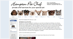 Desktop Screenshot of hamptonpetchef.com